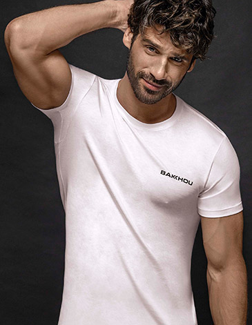Remera jersey algodon m/corta TS/XL BAKHOU