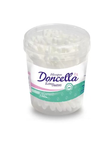 Hisopos tarrito x 100 unidades DONCELLA