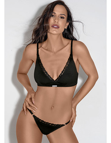 Conjunto triangulo microfibra c/hilo dental T85/100 BELEN