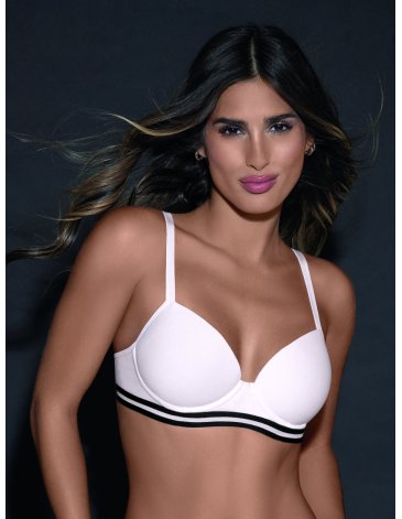 Conjunto alg y lycra soft push up c/colaless T85/100 LARA TEENS