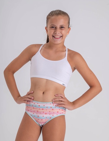Top juvenil algodon y lycra espalda deportiva T10/18 DOLCISIMA
