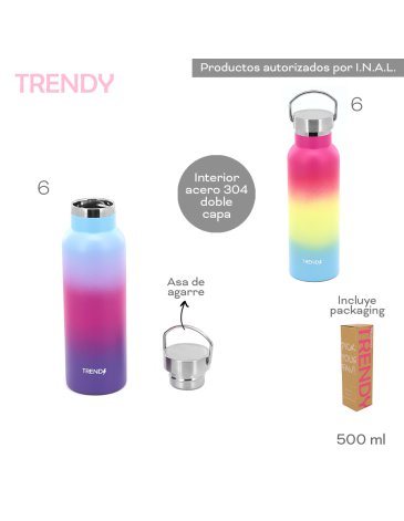 Botella Termica 500 ML TRENDY