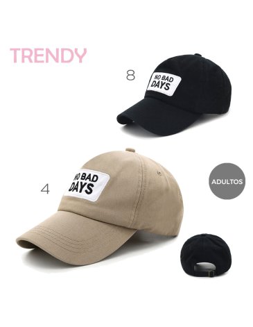 Gorra Cap Regulable con Hebilla TRENDY