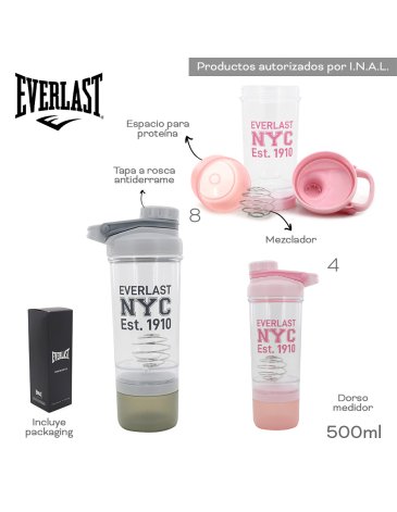 Botella Shaker 500 ML EVERLAST