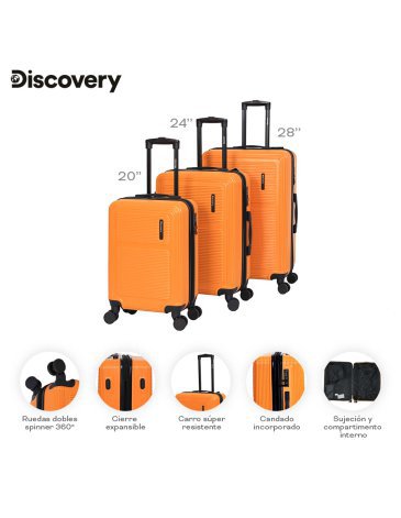 Set Valijas Discovery 20