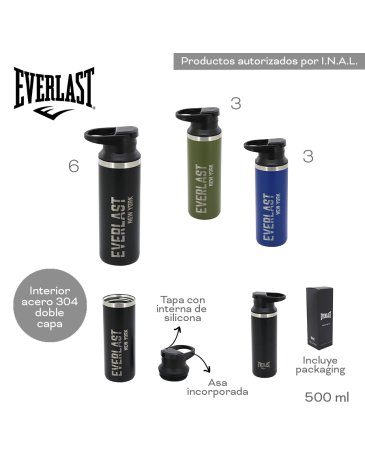 Botella Termica 500 ML EVERLAST