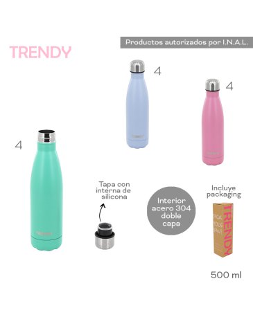 Botella Termica 500 ML TRENDY