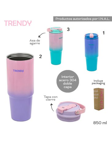Vaso Termico 850 ML TRENDY