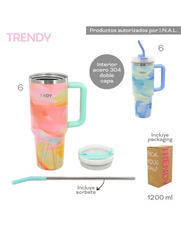 Vaso Termico 1200 ML TRENDY
