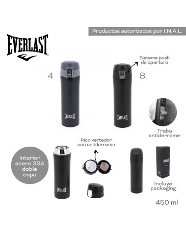 Botella Termica 450 ML EVERLAST