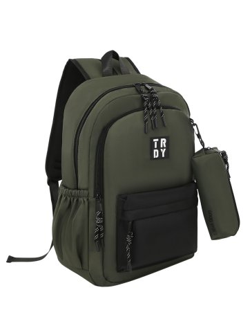 Mochila c/ cartuchera 17'' - TRENDY