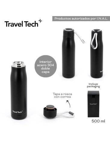 Botella Termica 500 ML TRAVEL TECH