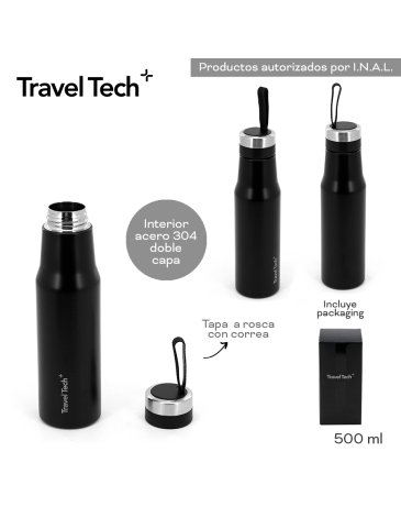 Botella Termica 500 ML TRAVEL TECH