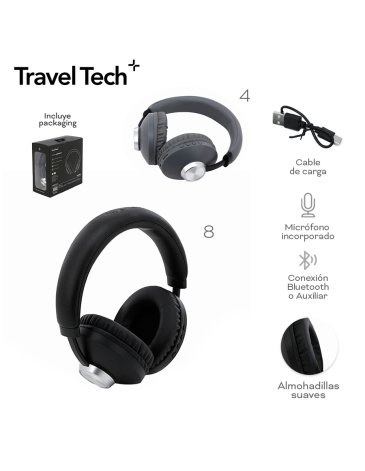 Auriculares TRAVEL TECH