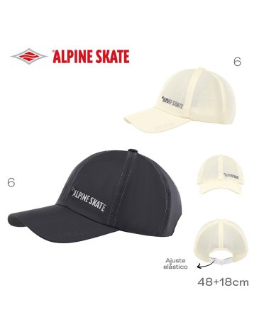 Gorra Deportiva Ajustable Elastico con Boche ALPINE SKATE