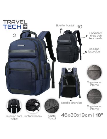 Mochila Portanotebook 18'' - TRAVEL TECH