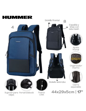 Mochila Portanotebook 18'' - HUMMER