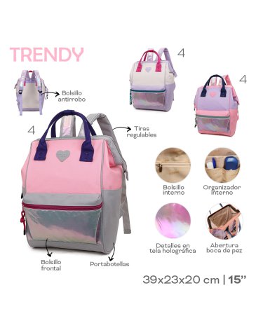 Mochila Boca de Pez 15