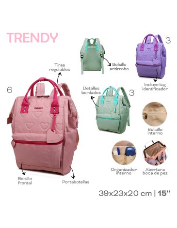 Mochila 15'' TRENDY