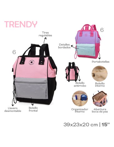 Mochila 15'' TRENDY