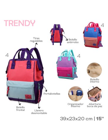 Mochila 15'' TRENDY