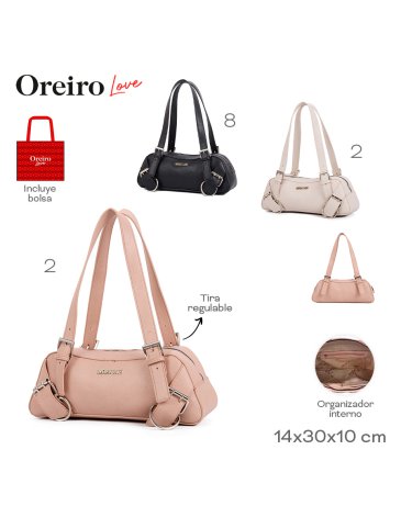 Cartera PU LAS OREIRO LOVE