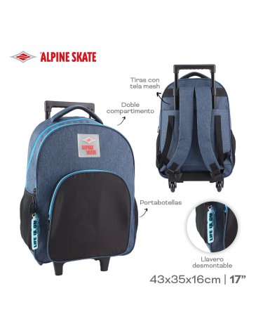 Mochila carro 17 Pulgadas - ALPINE SKATE