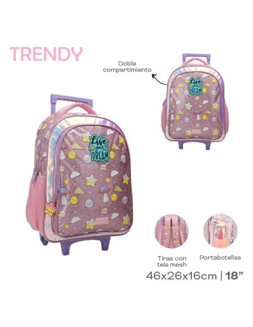 Mochila de Carro 18'' Pulgadas - TRENDY