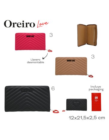 Maxi Billetera LAS OREIRO LOVE
