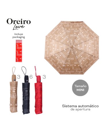 Paraguas Oreiro Love LAS OREIRO LOVE