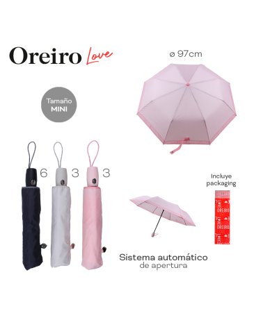 Paraguas Oreiro Love Automatico LAS OREIRO LOVE