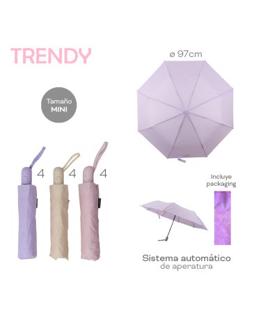 Paraguas mini automatico TRENDY