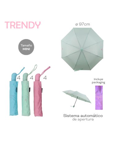 Paraguas mini automatico TRENDY