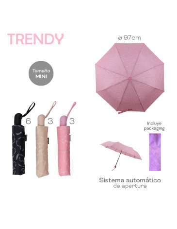 Paraguas mini automatico TRENDY