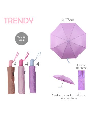 Paraguas mini automatico TRENDY