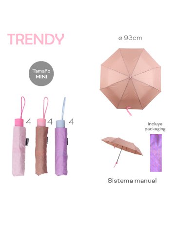 Paraguas mini manual TRENDY