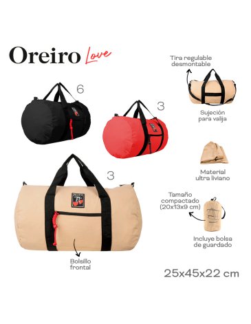 Bolso de Viaje LAS OREIRO LOVE