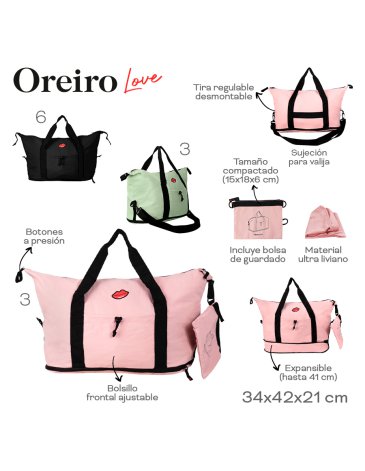 Bolso de Viaje LAS OREIRO LOVE