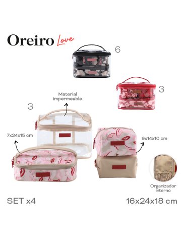 Portacosmeticos Oreiro Love LAS OREIRO LOVE
