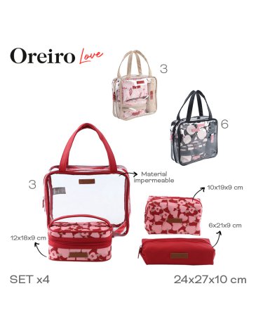 Portacosmeticos Oreiro Love LAS OREIRO LOVE