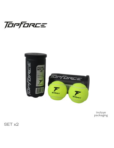 Tubo de Pelotas x 2 Top Force