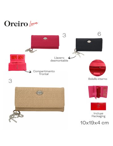 Billetera Oreiro Love LAS OREIRO LOVE