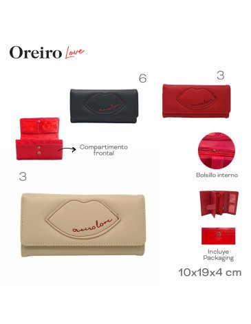 Billetera Oreiro Love LAS OREIRO LOVE