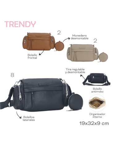 Cartera PU TRENDY
