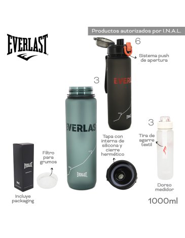 Botella 1000 ML EVERLAST