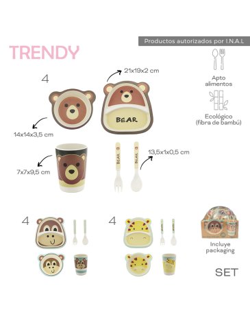 Set Platos TRENDY