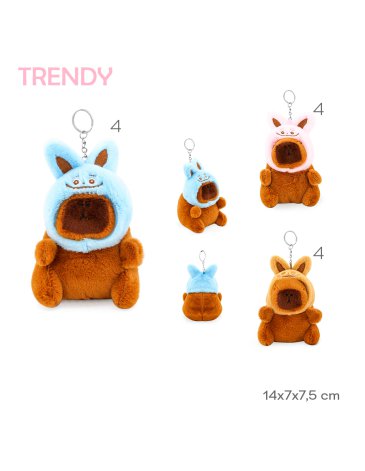 Llavero Peluche Capibara - TRENDY
