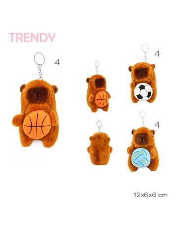 Llavero Peluche Capibara - TRENDY