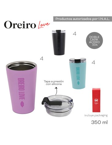 Vaso Termico 350 ML LAS OREIRO LOVE