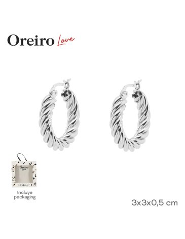 Aro Acero LAS OREIRO LOVE